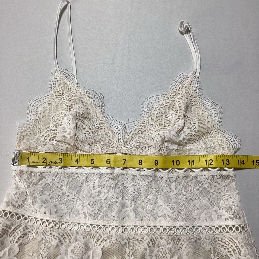 Victoria's Secret Ivory Lace Lingerie Slip Dress - Picture 14 of 15